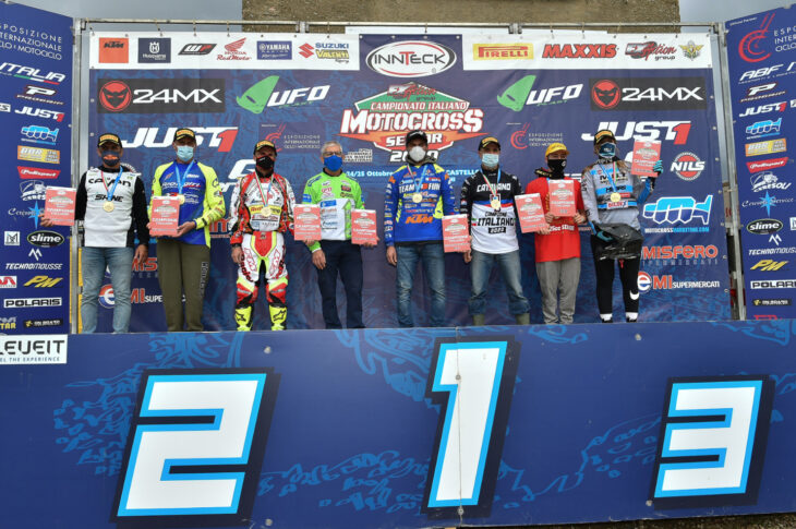 I campioni italiani senior 2020 (ph. Mxreport)