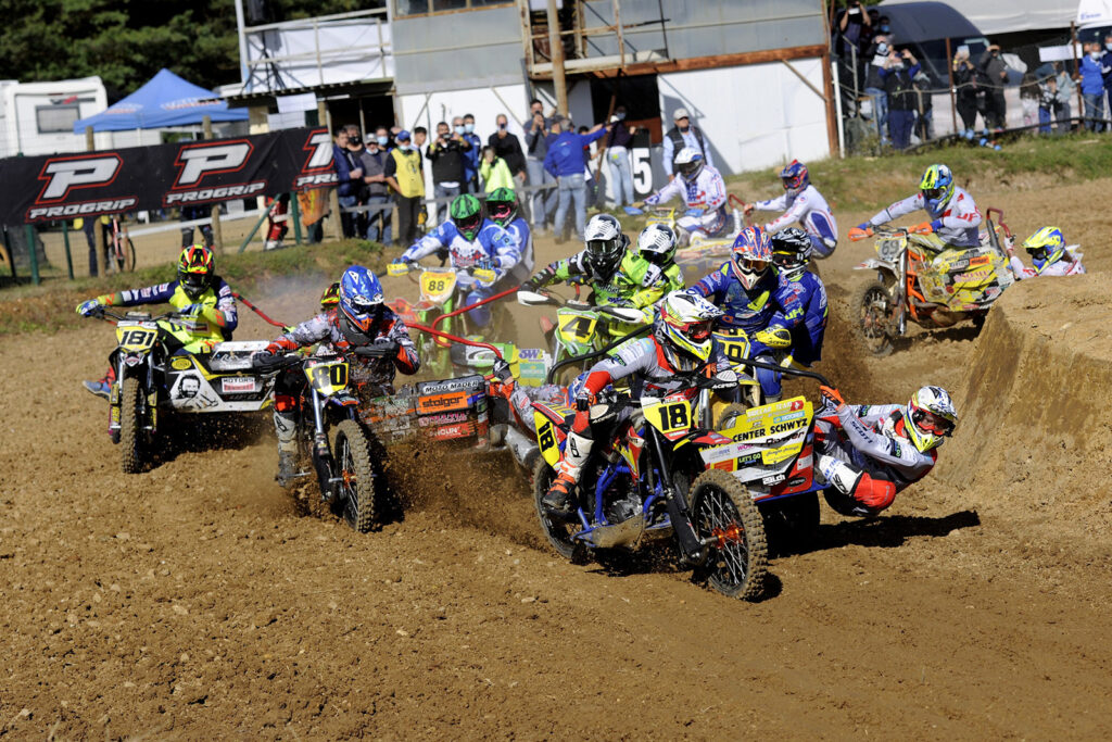 Partenza sidecar (ph. Valter Ribet)