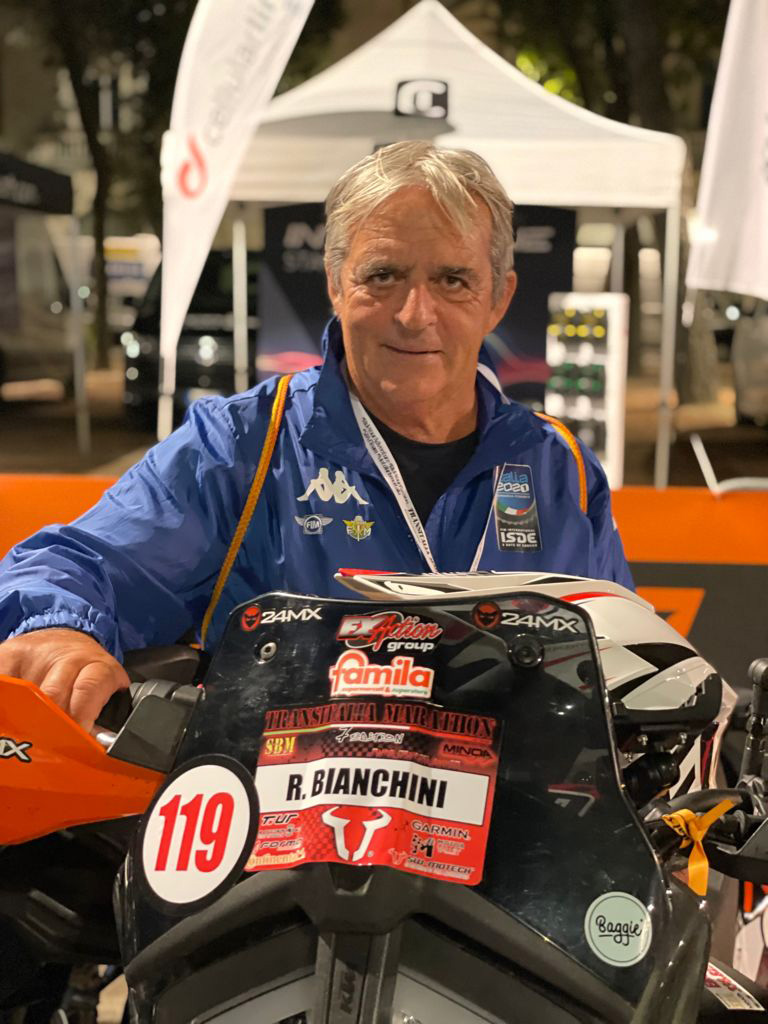 Roberto Bianchini al Transitalia Marathon