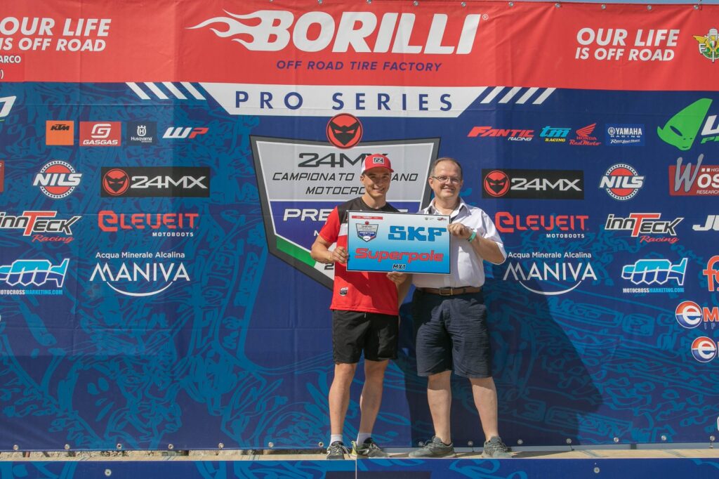 Filippo Zonta pole position SKF - ph. Mxreport