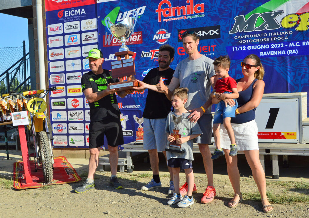 La premiazione del challenge Paolo Torta - ph. Fuoristrada & motocross d'epoca