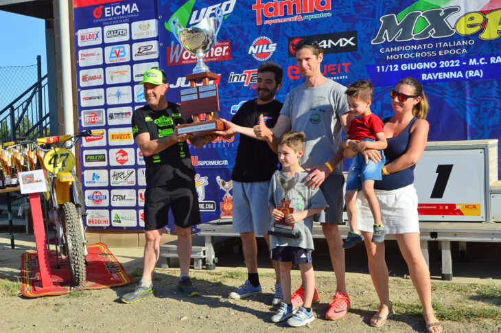 La premiazione del challenge Paolo Torta - ph. Fuoristrada & motocross d'epoca