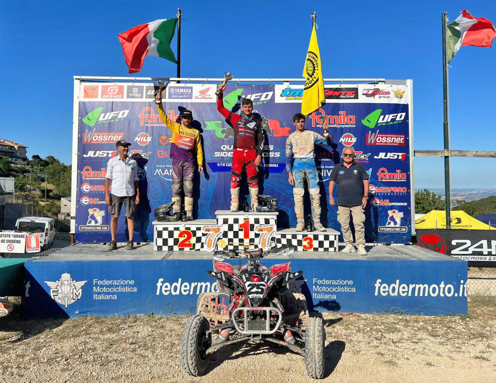 Podio QX1 - ph. Ufficio stampa Fmi quad