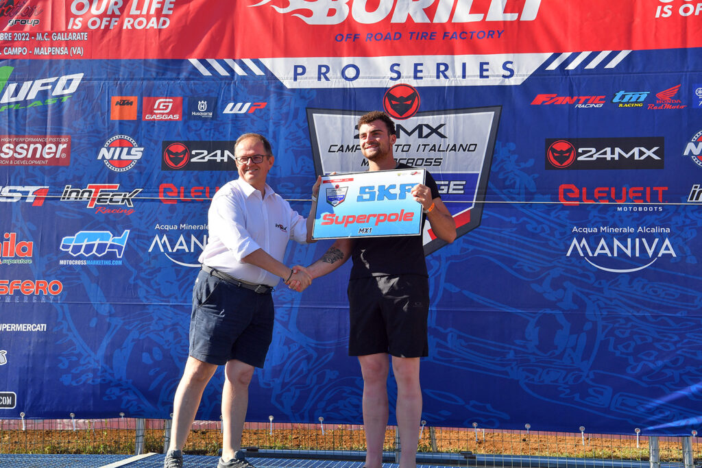 Alberto Forato superpole SKF - ph. Mxreport