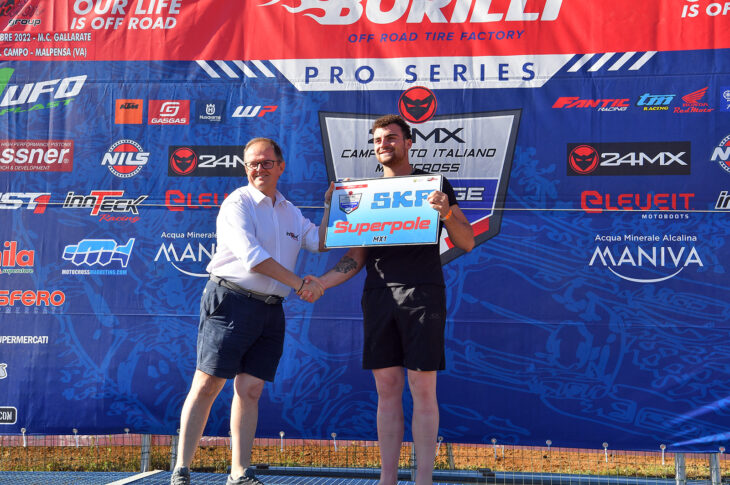 Alberto Forato superpole SKF - ph. Mxreport