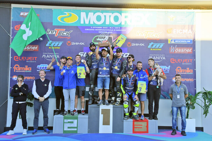Il podio off road - ph. Supermoto Italia
