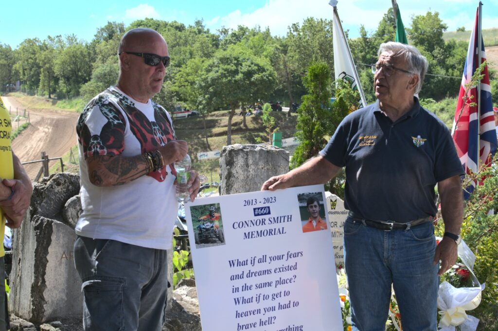 La commemorazione di Connor Smith - ph. Fabi rep