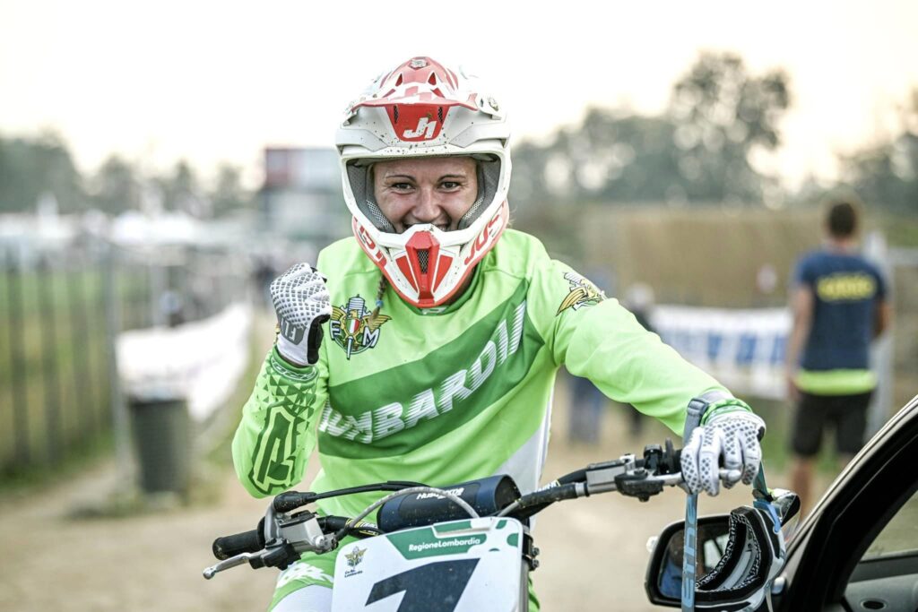 Giorgia Giudici con la maglia della Lombardia al Trofeo delle regioni