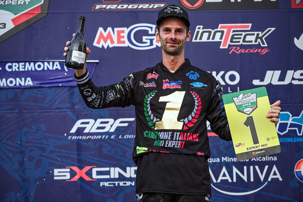 Davide Turchet campione italiano Expert Mx1 - ph. Phawkmania