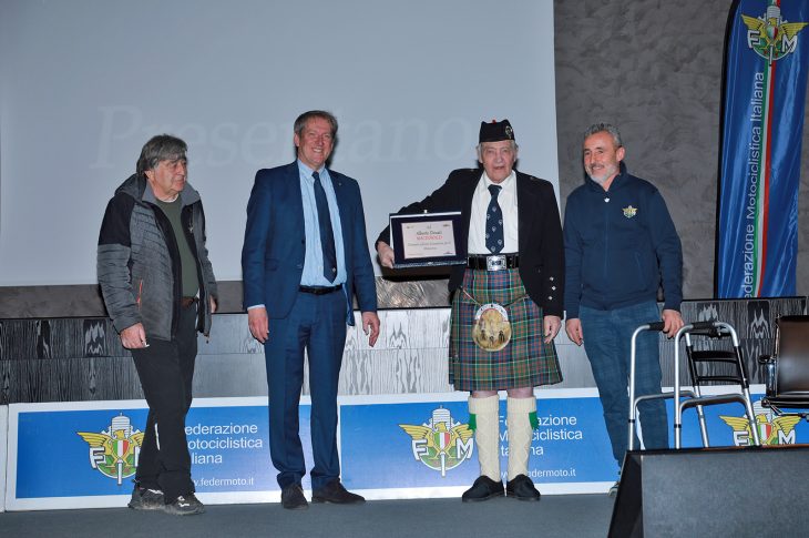 La premiazione di Alberto Donati