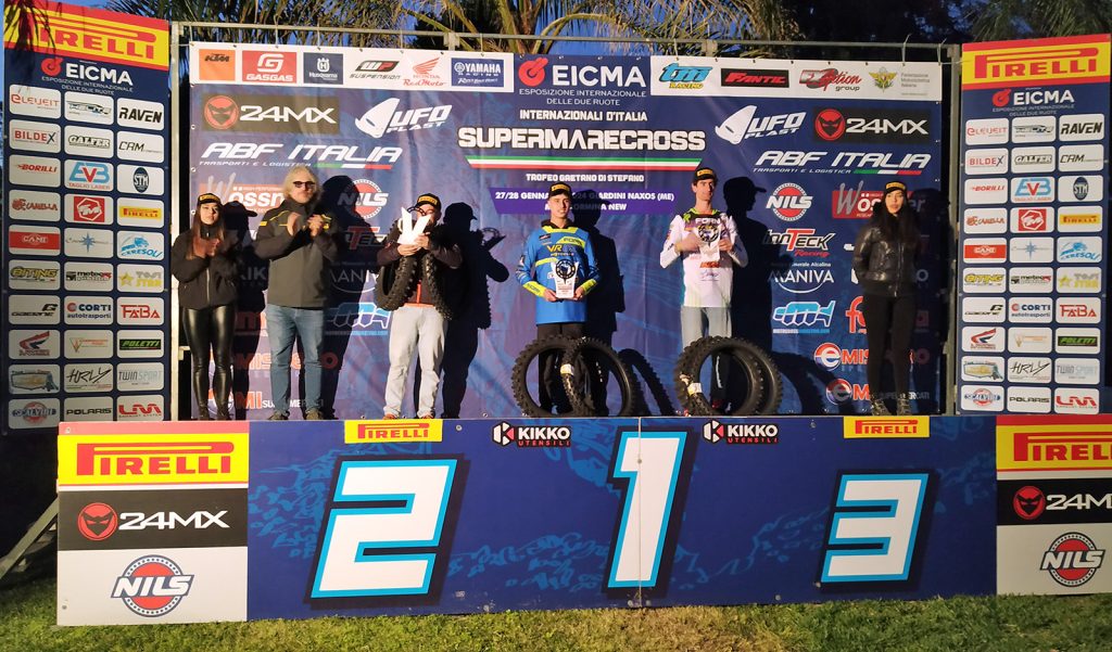 Podio trofeo Lombardo