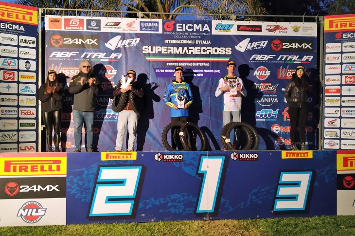 Podio trofeo Lombardo