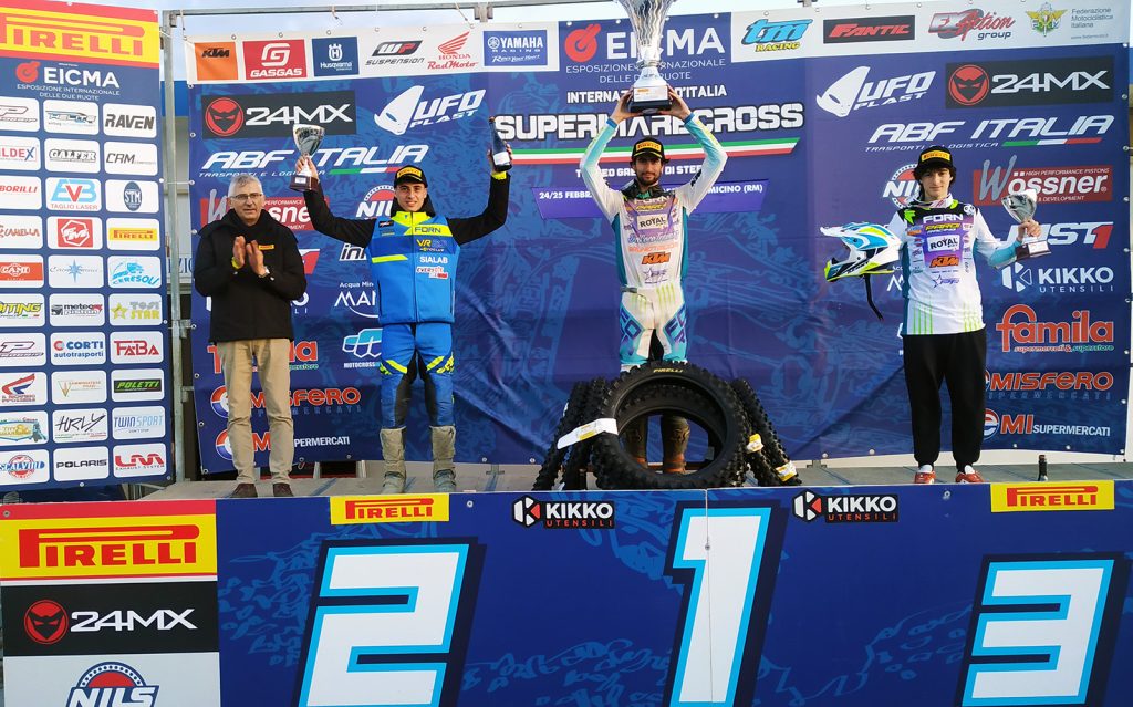 Podio trofeo Lombardo