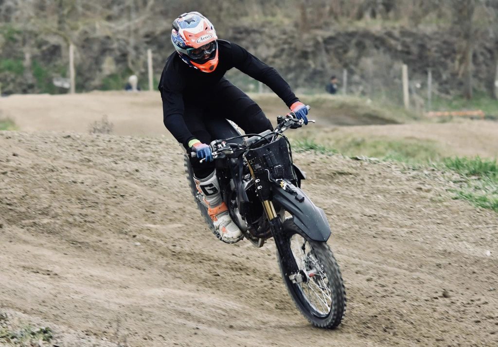 Stefano Pezzuto nei test Ducati