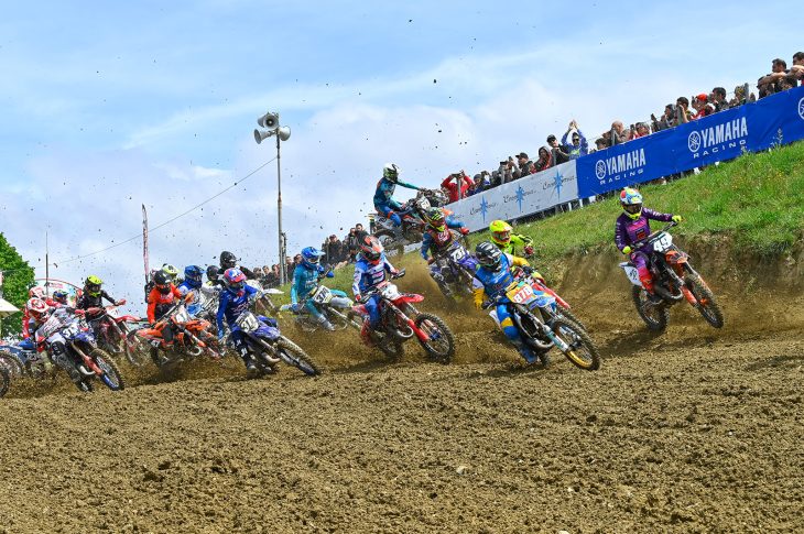 Una partenza del campionato 125 - ph. Mxreport