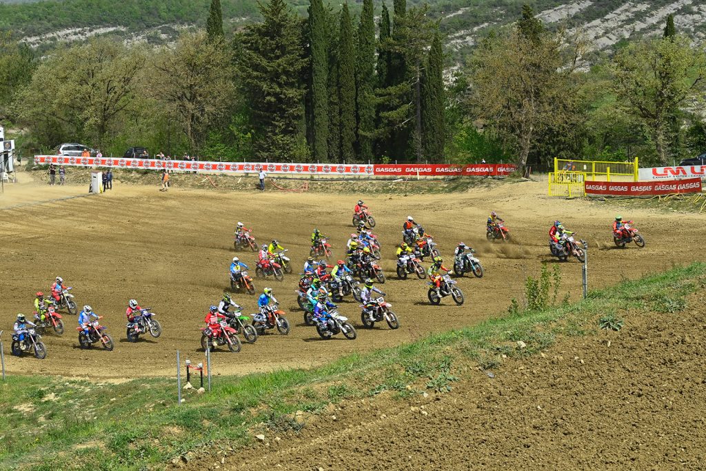 Una partenza del campionato Over 40 - ph. Mxreport