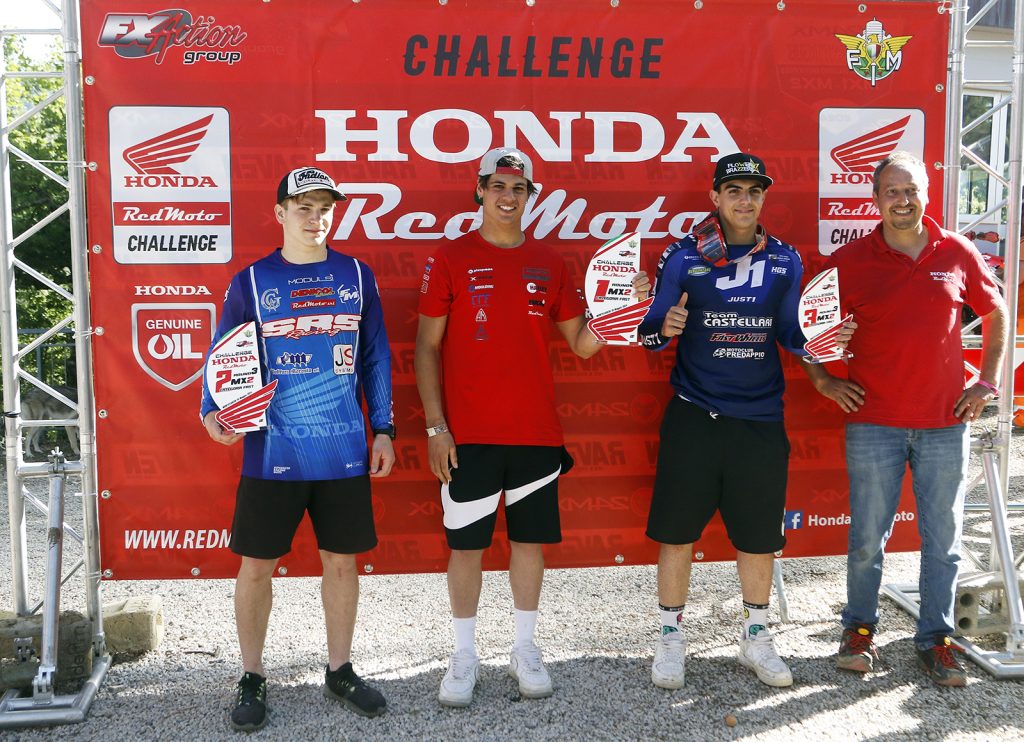 Podio challenge Honda MX2
