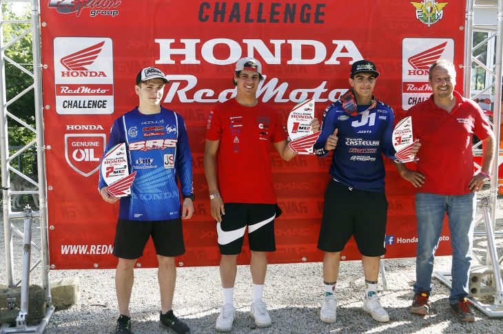 Podio challenge Honda MX2