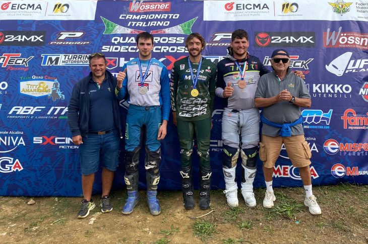 Il podio finale del campionato QX1