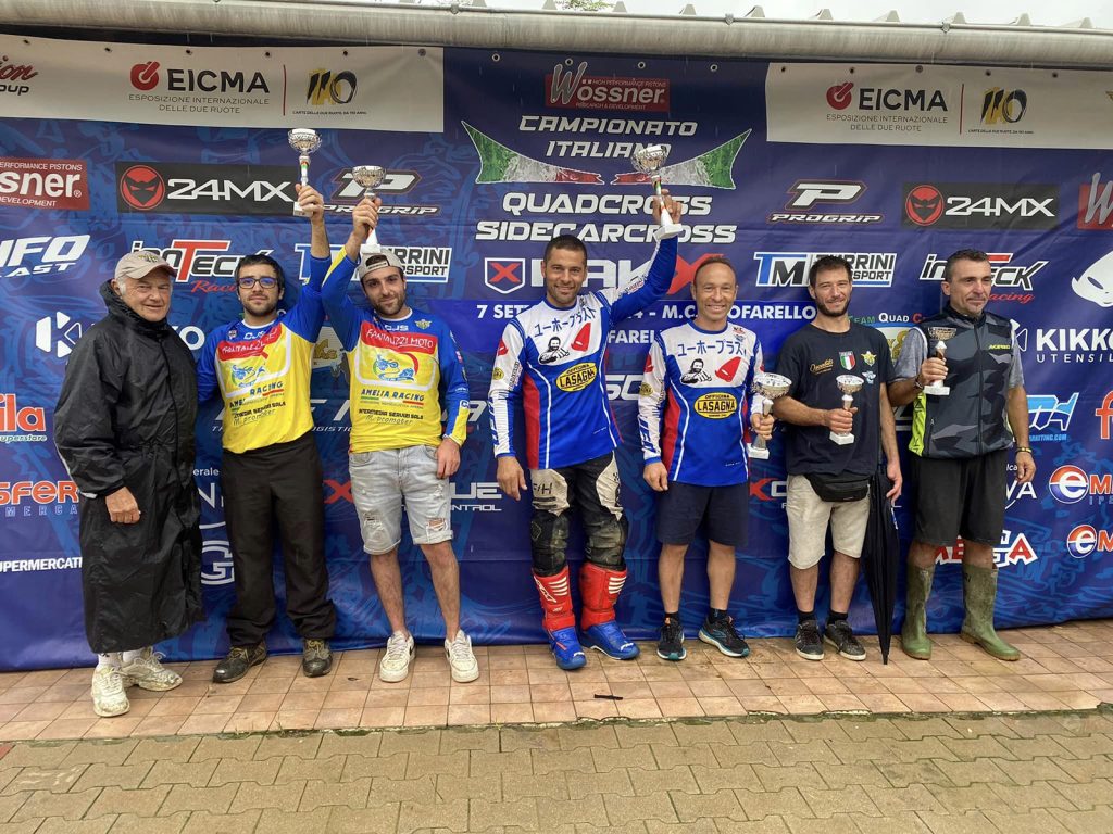 Podio Sidecarcross - ph. ufficio stampa FMI Quad