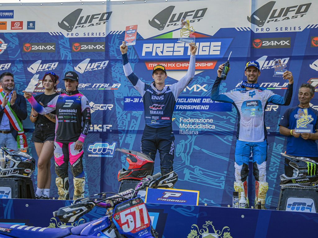 Il podio della Mx1 - ph. Filippo Colombo