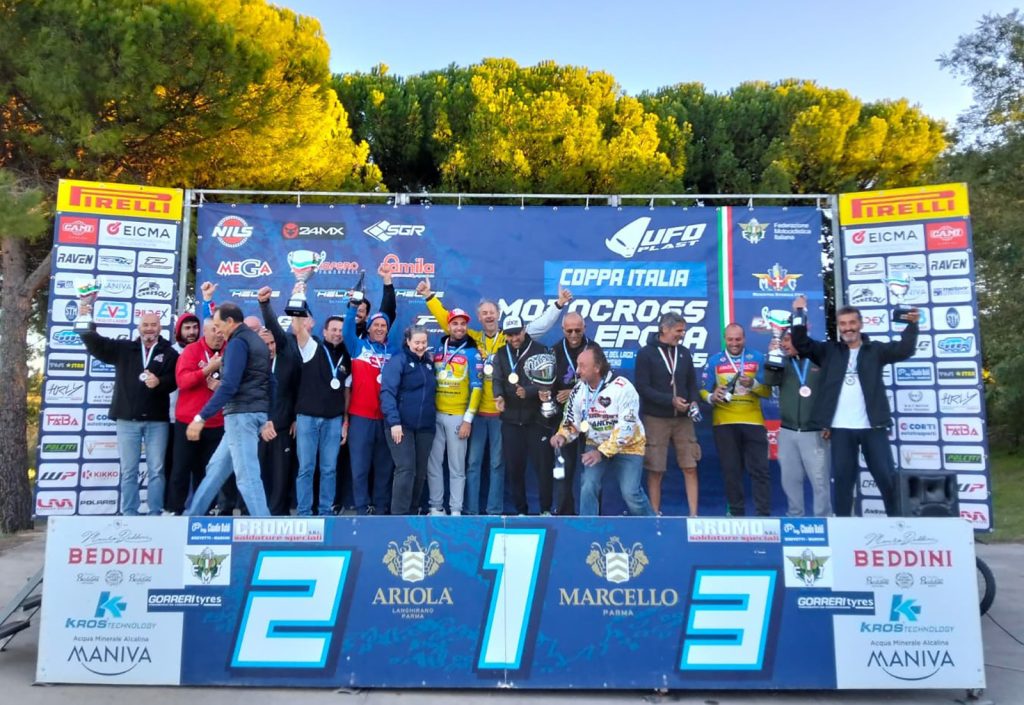 Podio coppa Italia a squadre