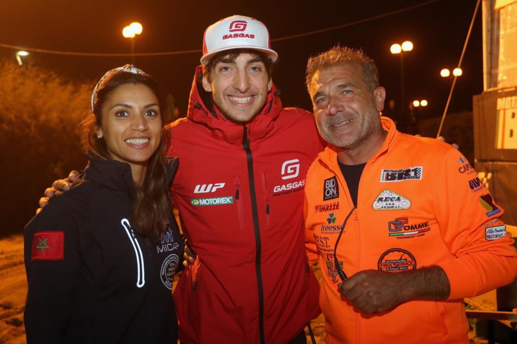 Massimo Zamparo e Zineb Hathout con Andrea Verona